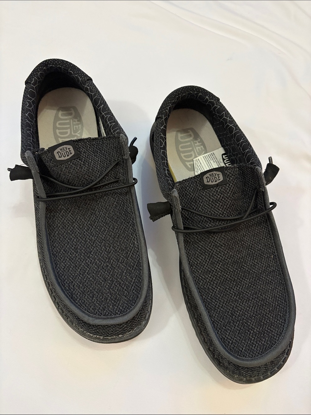 Hey Dude Men's Slip-On Loafers in Black